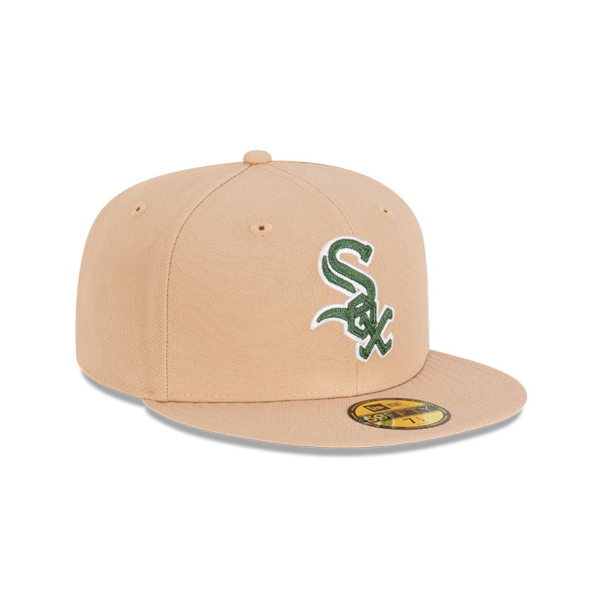 NEW ERA - Gorra 59Fifty Chicago White Sox Seasonal Chain Stitch Beige