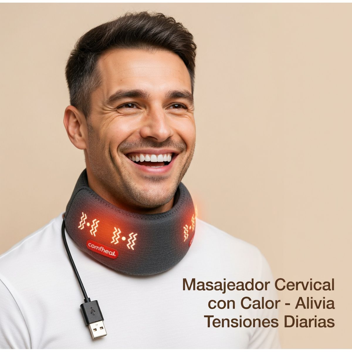 MOVI - Masajeador Cervical con Función de Calor y Masaje Shiatsu