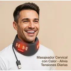 MOVI - Masajeador Cervical con Función de Calor y Masaje Shiatsu