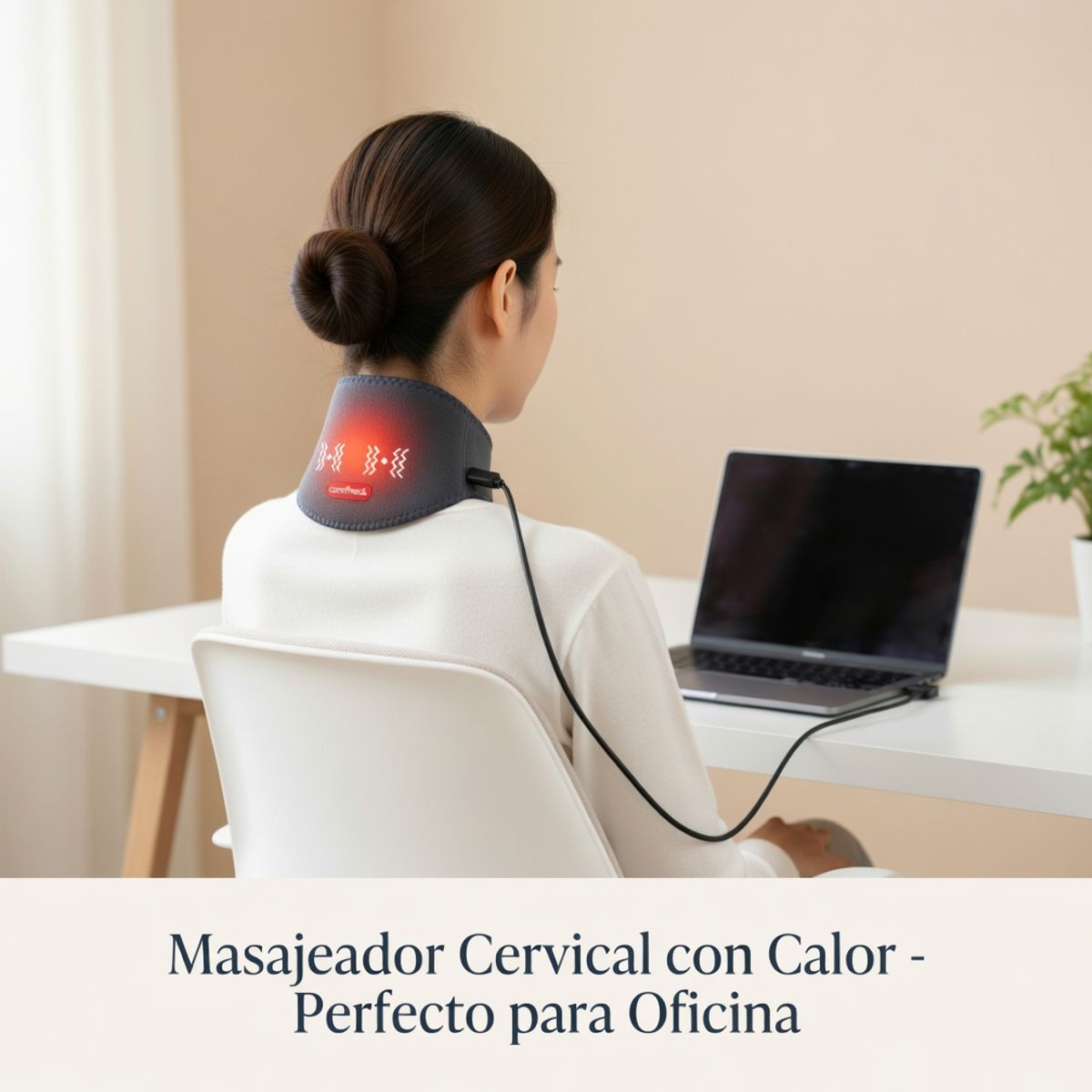 MOVI - Masajeador Cervical con Función de Calor y Masaje Shiatsu