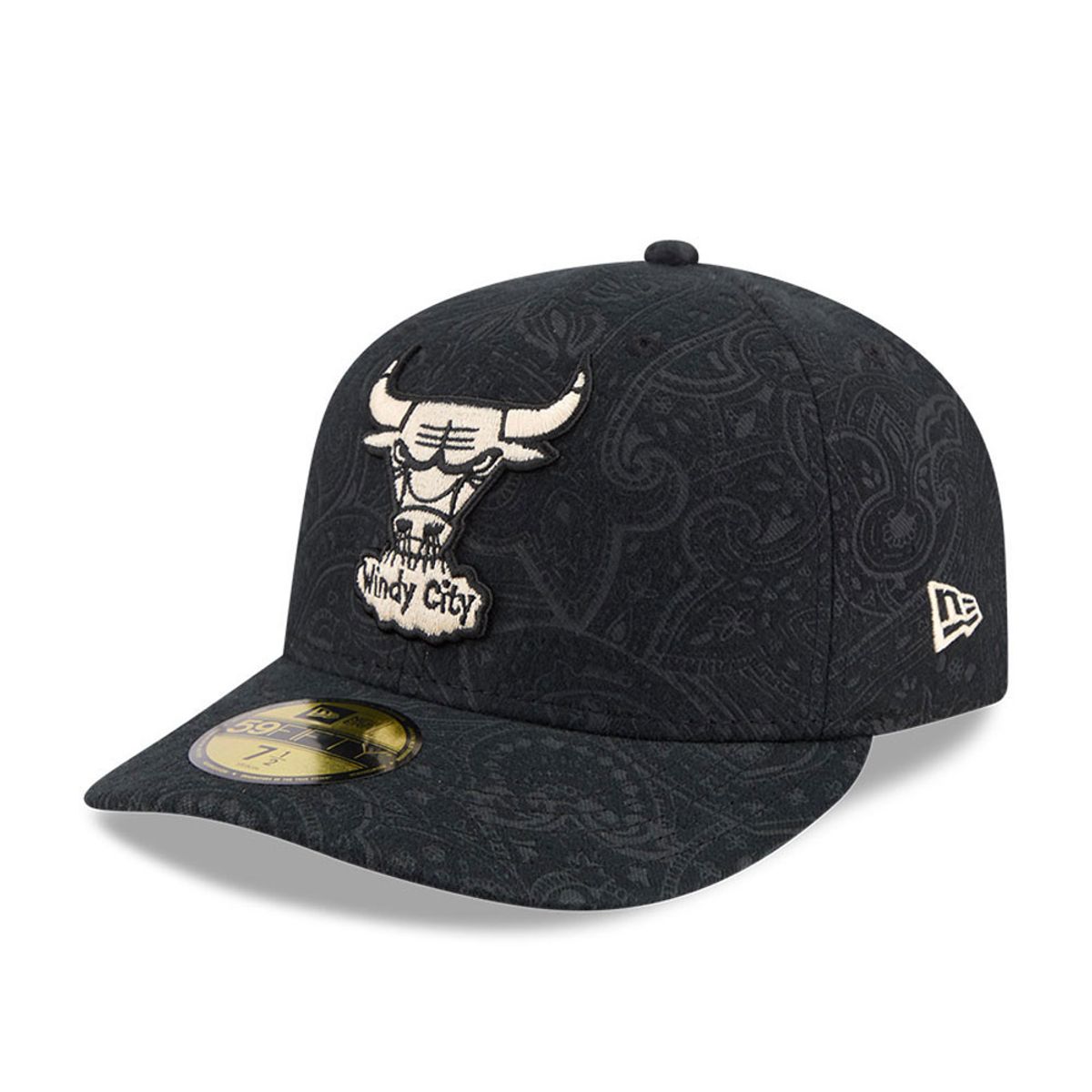 NEW ERA - Gorra 59Fifty NBA Chicago Bulls Brushed Cotton Negro