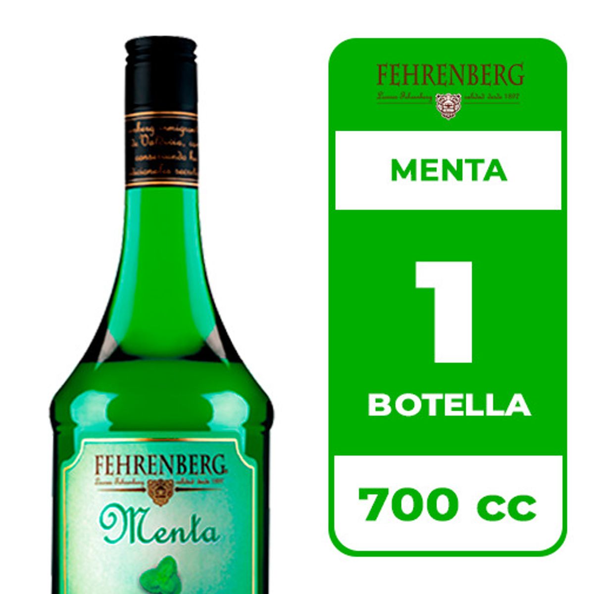 FEHRENBERG - Licor Fehrenberg Menta 28° 700cc