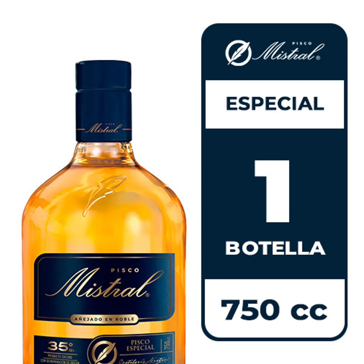 MISTRAL - Pisco Mistral 35° 750cc