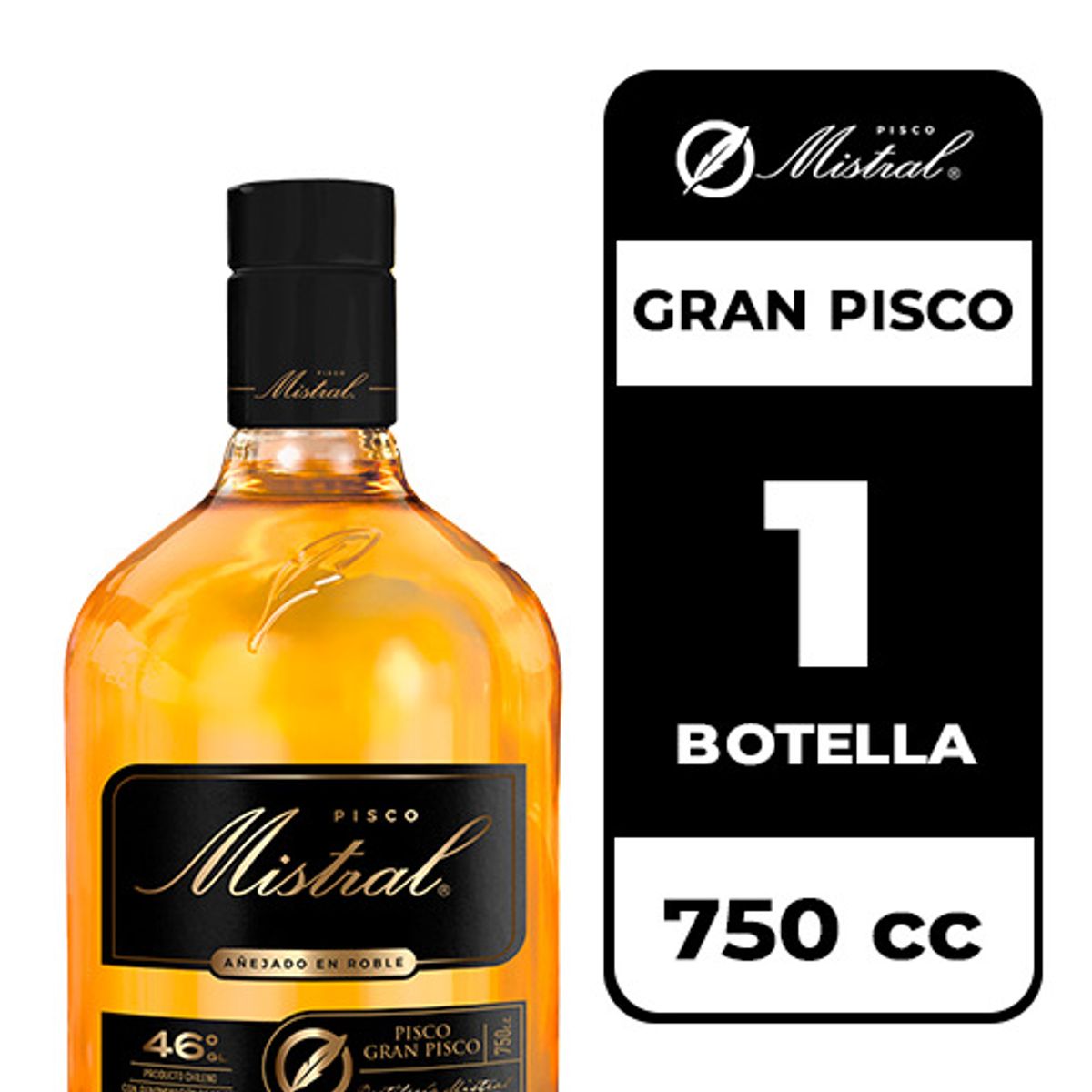 MISTRAL - Pisco Mistral 46° 750cc
