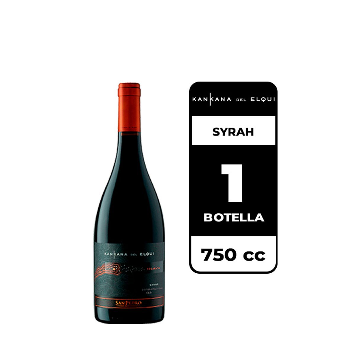 KANKANA DEL ELQUI - Vino Kankana Del Elqui Syrah 750cc