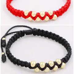 GENERICO - Brazalete Dos Colores, Un Amor Oro Laminado 18K