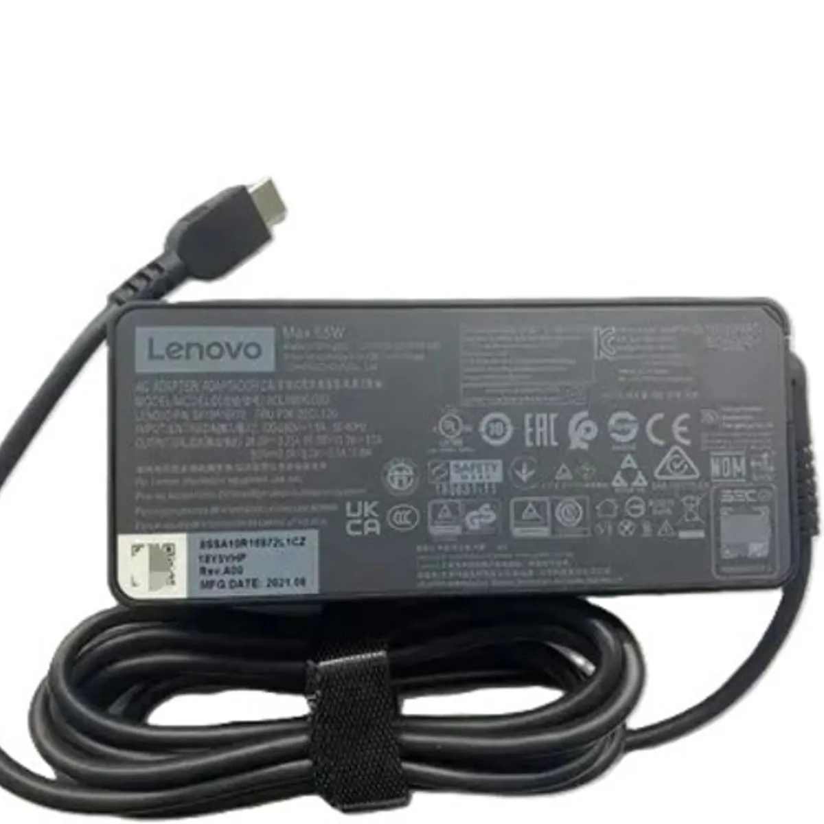 LENOVO - CARGADOR LENOVO USB - C  PARA NOTEBOOK DE 65W