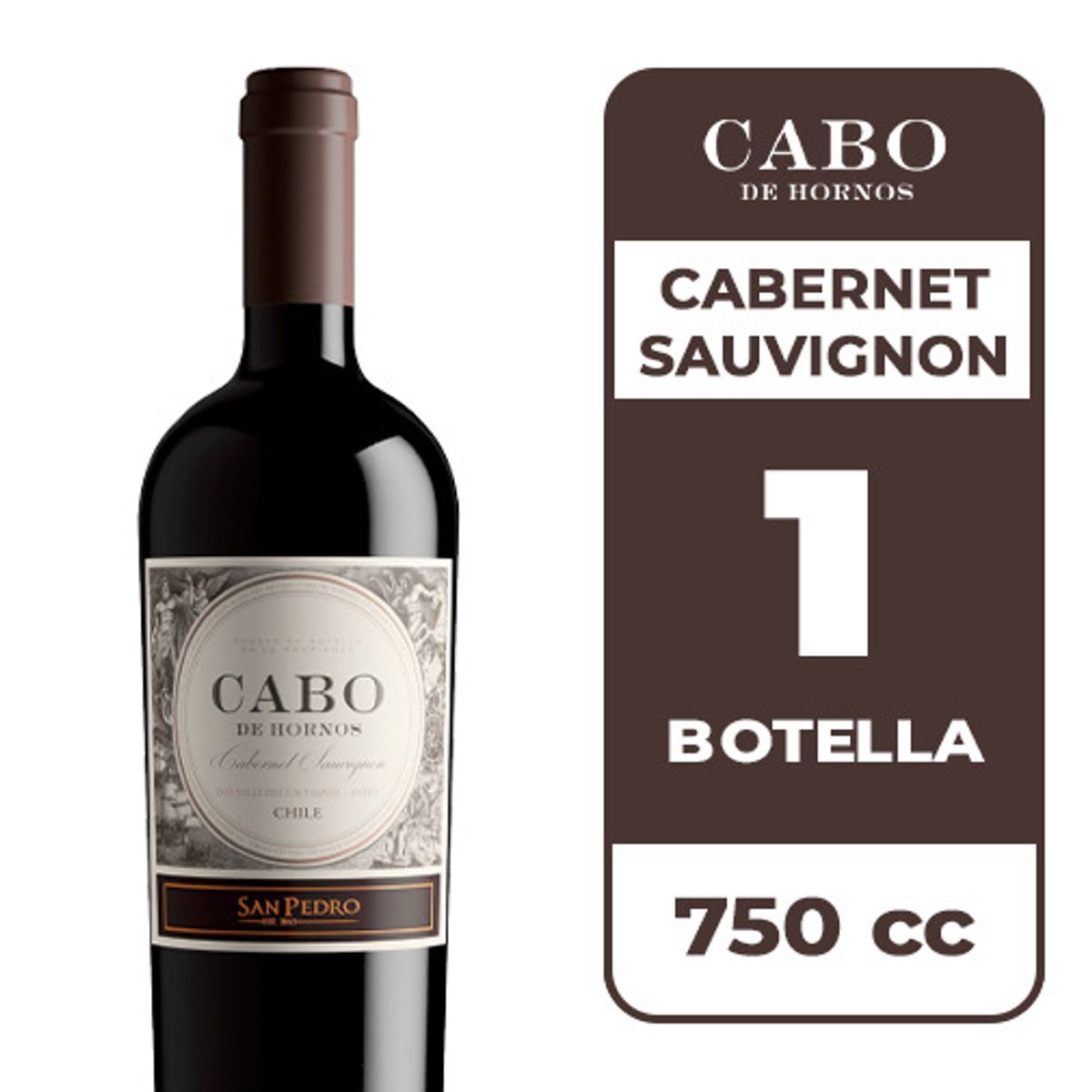 CABO DE HORNOS - Vino Cabo De Hornos Cabernet Sauvignon 750cc