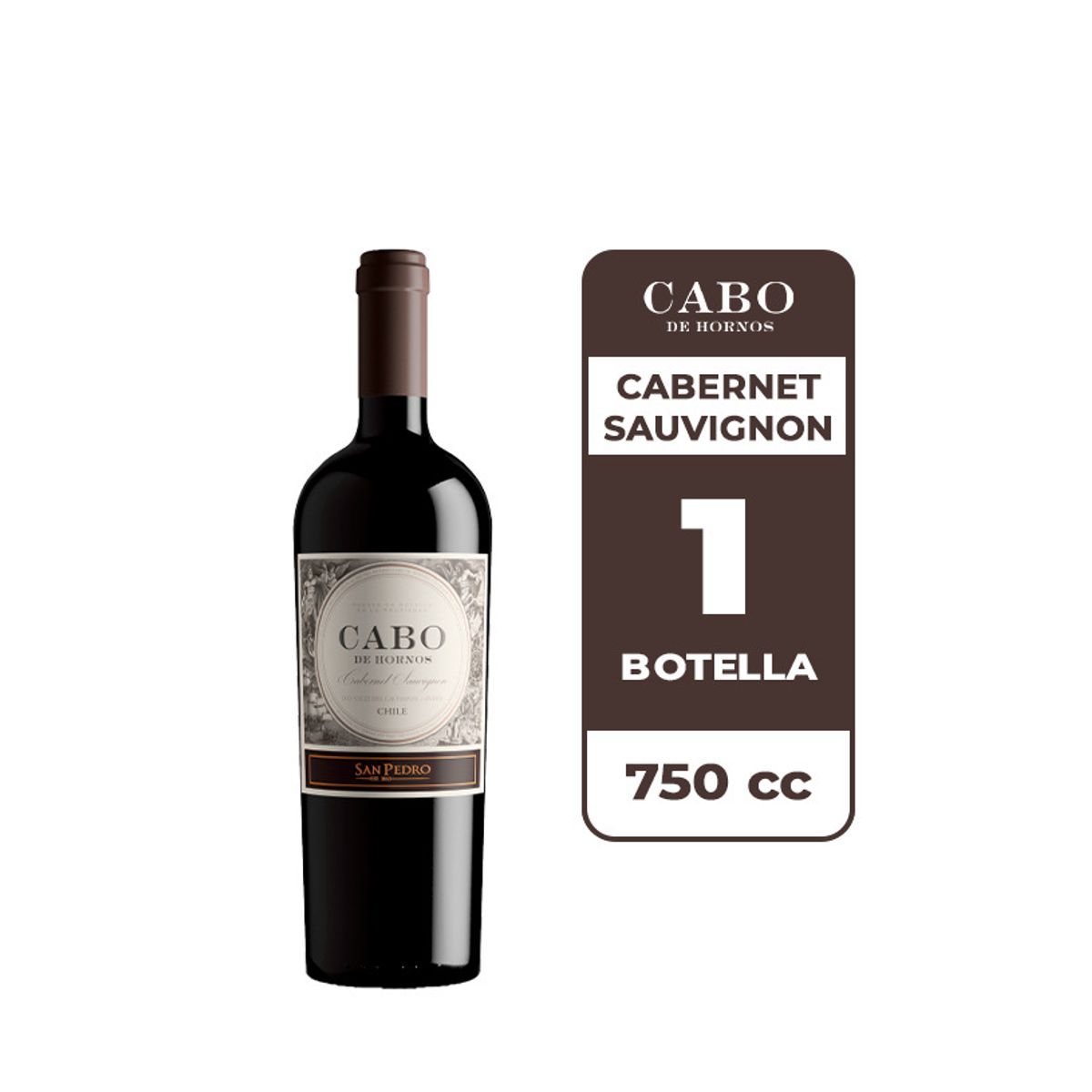 CABO DE HORNOS - Vino Cabo De Hornos Cabernet Sauvignon 750cc