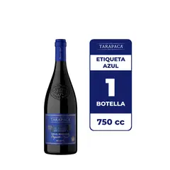 TARAPACA - Vino Tarapacá Gran Reserva Etiqueta Azul 750cc