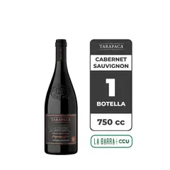 TARAPACA - Vino Tarapacá Gran Reserva Etiqueta Negra Cabernet Sauvignon 750cc