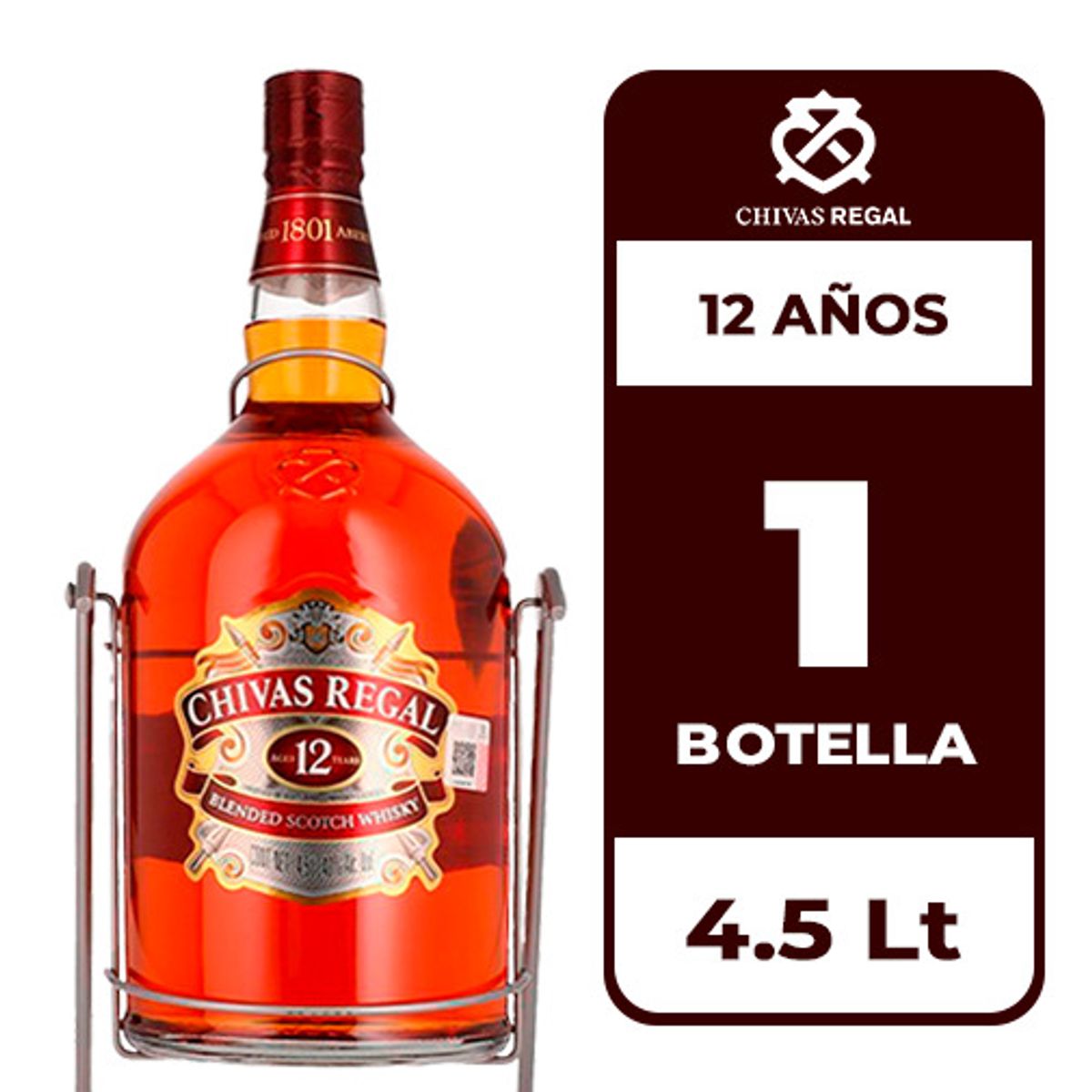 CHIVAS REGAL - Whisky Chivas Regal 12 Años 40° 4.5L