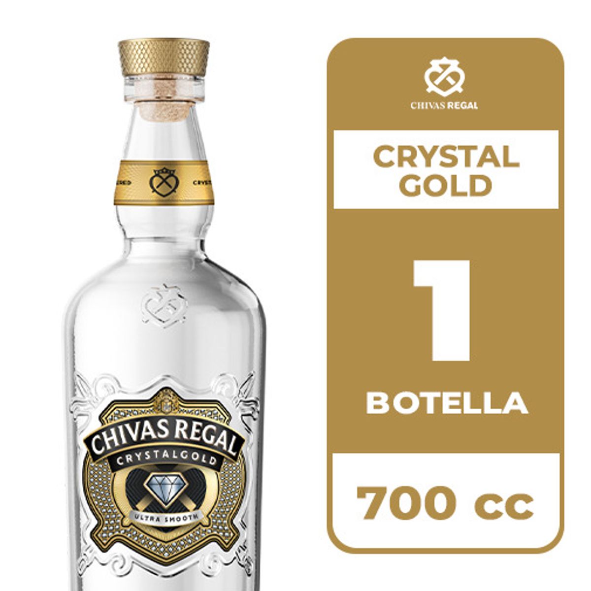 CHIVAS REGAL - Whisky Chivas Regal Crystal Gold 40° 700cc