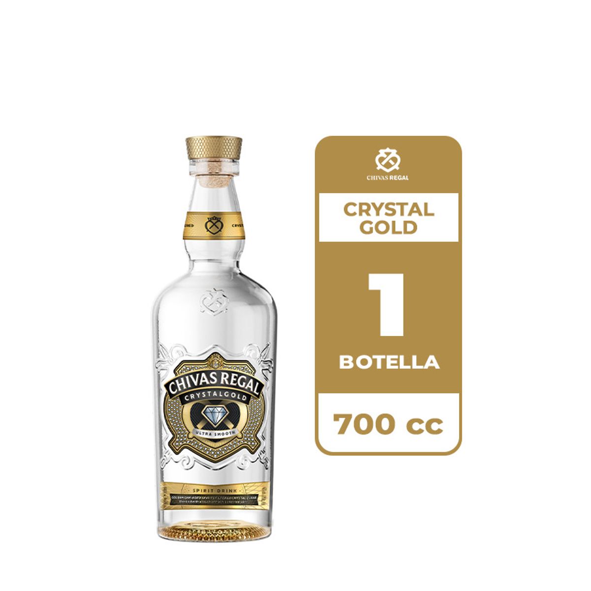 CHIVAS REGAL - Whisky Chivas Regal Crystal Gold 40° 700cc
