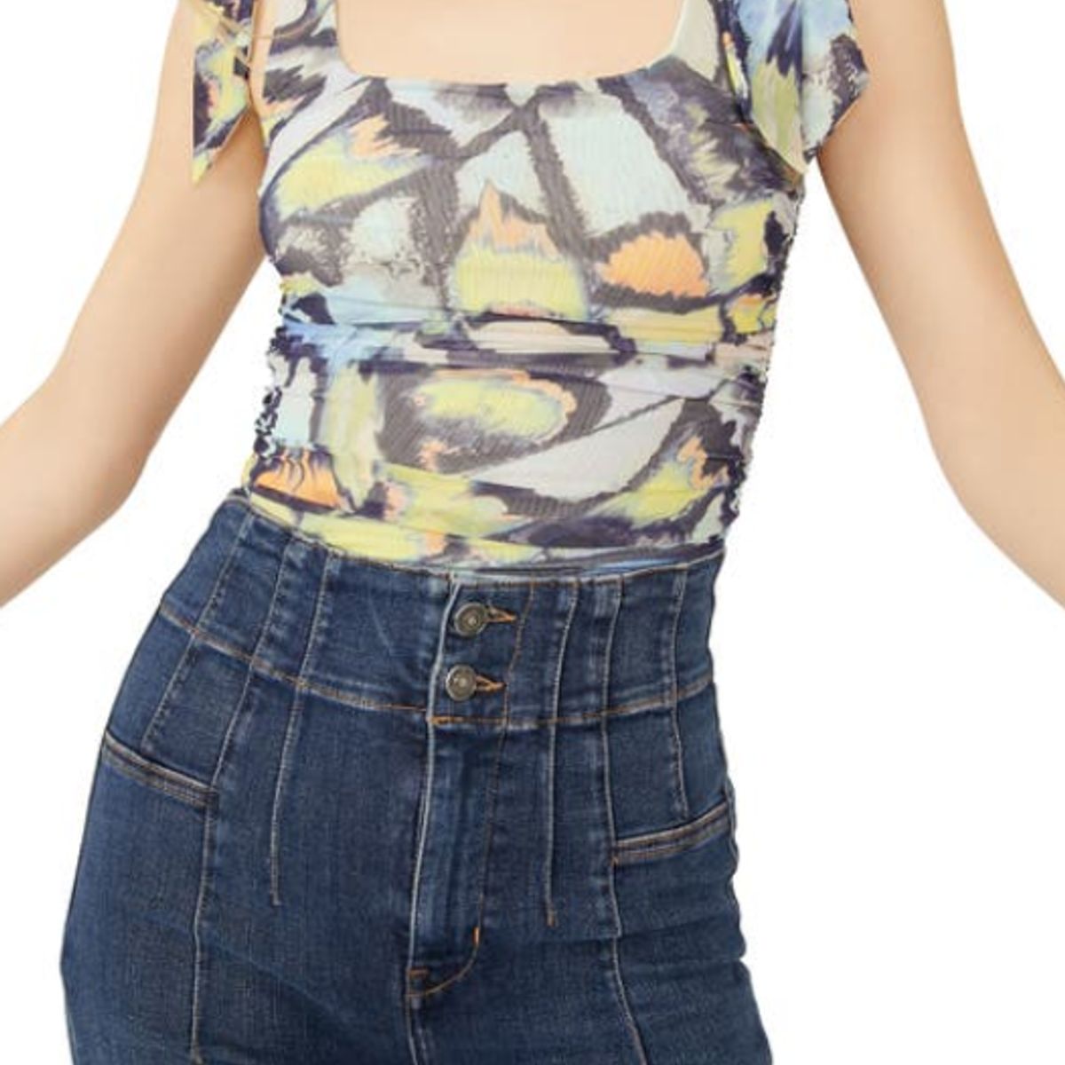 FREE PEOPLE - Avenue Print Tank Top In Ivory Combo - Free People