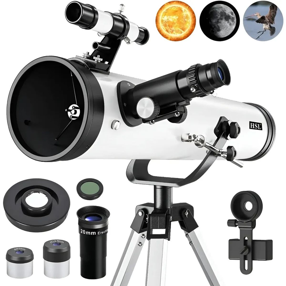GENERICO - Telescopio Astronómico Newtoniano Monocular 76x F70076