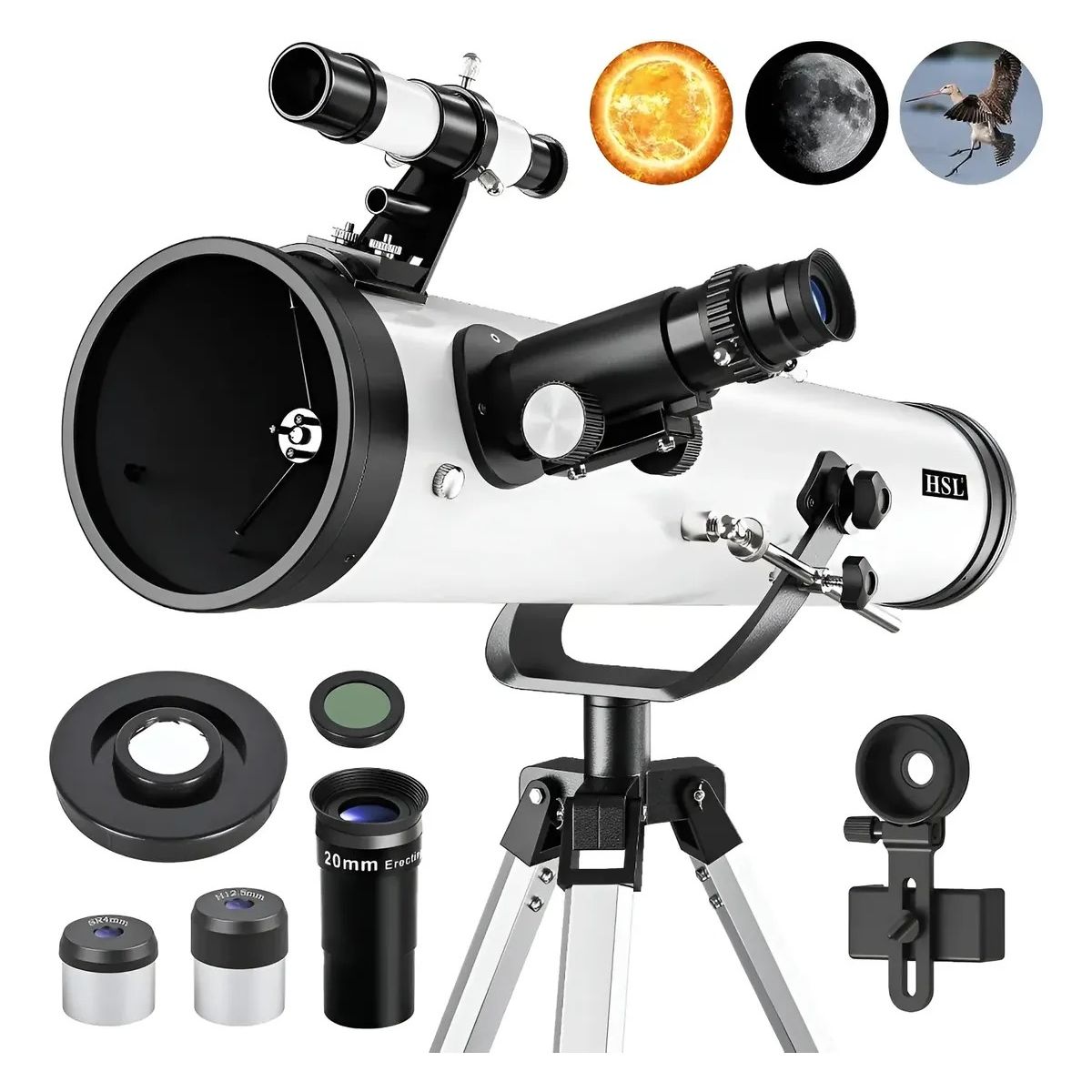 GENERICO - Telescopio Astronómico Newtoniano Monocular 76x F70076