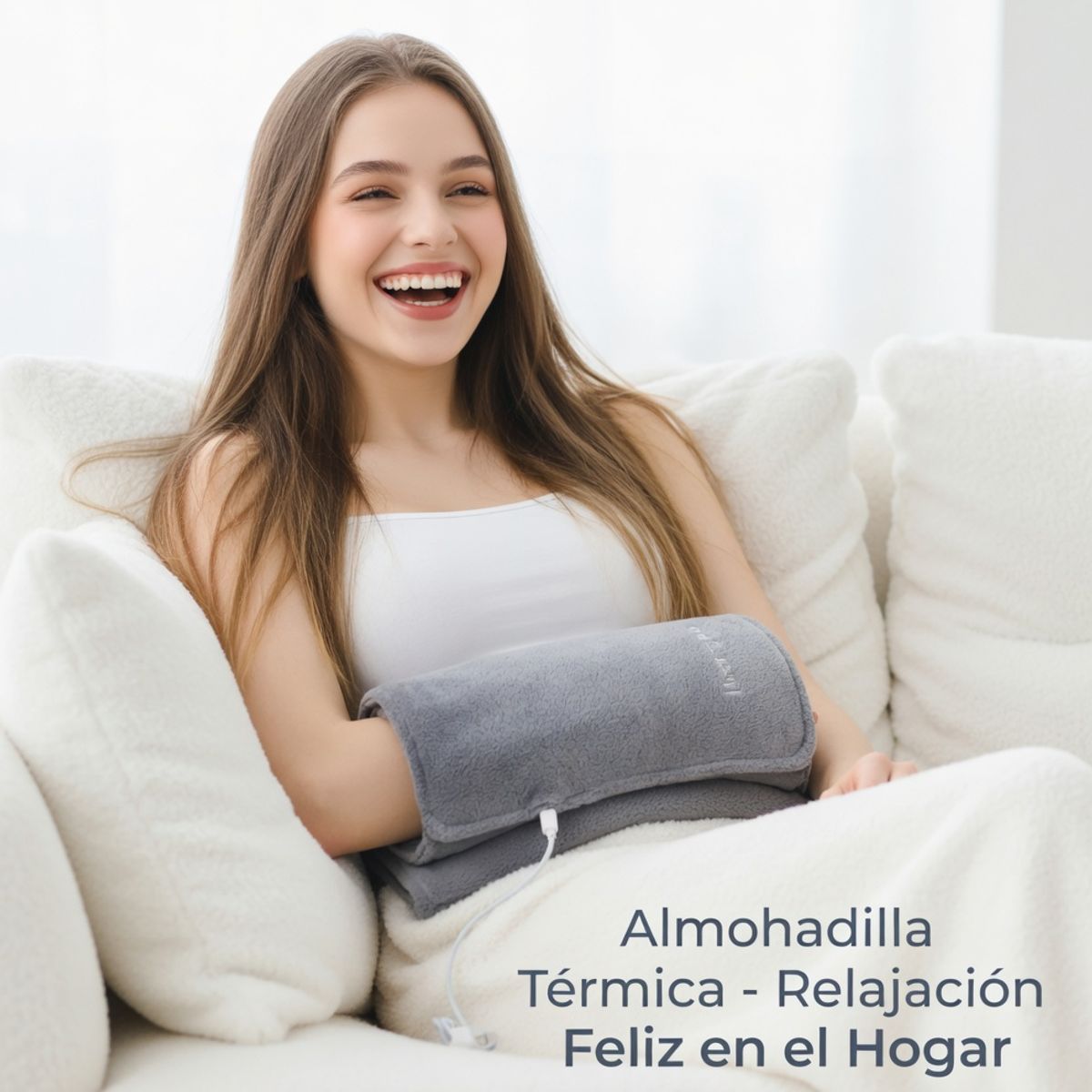 MOVI - Almohadilla Térmica Multifuncional con Calor Terapia de Calor para Cuello Espalda Hombros y Abdomen