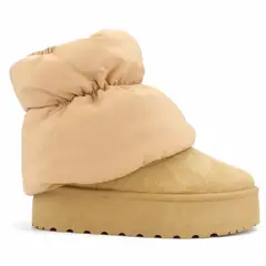 CHALADA - Botin Mujer Tostado Casual Pinguih