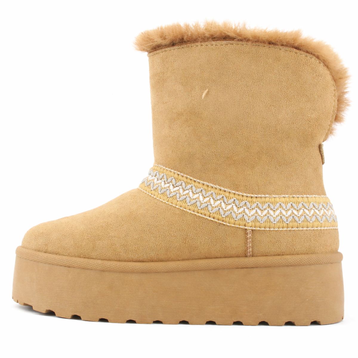 CHALADA - Botin Mujer Tostado Casual Chalada Pinguih