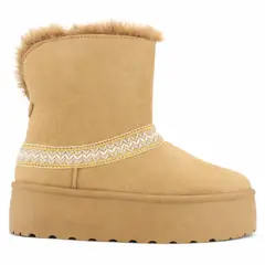 CHALADA - Botin Mujer Tostado Casual Pinguih