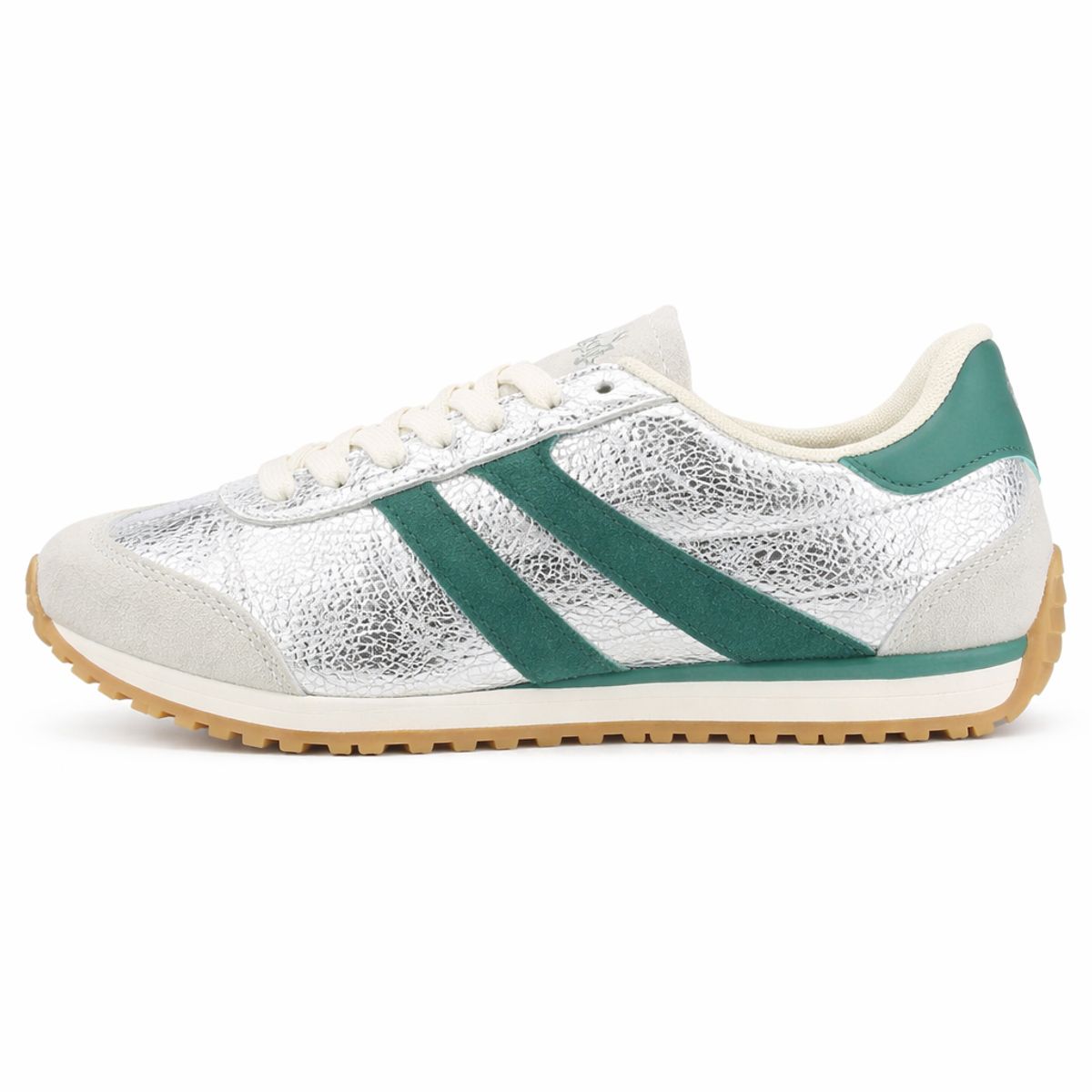 CHALADA - Zapatilla Mujer Plateado Urbano Chalada Bulle