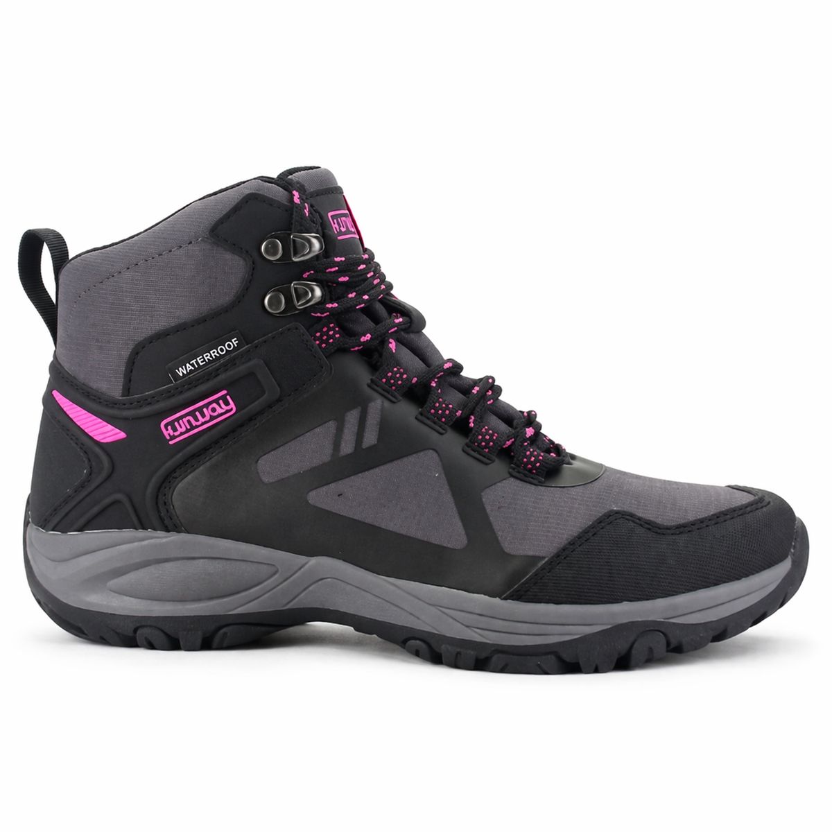 FUNWAY - Botin Outdoor Mujer Negro Casual Funway Rain