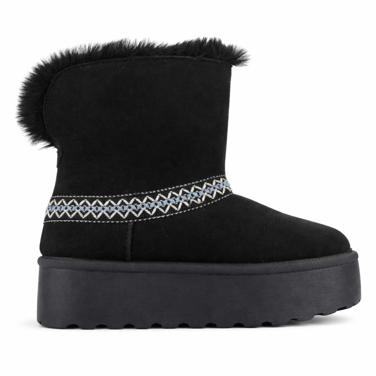 CHALADA - Botin Mujer Negro Casual Chalada Pinguih
