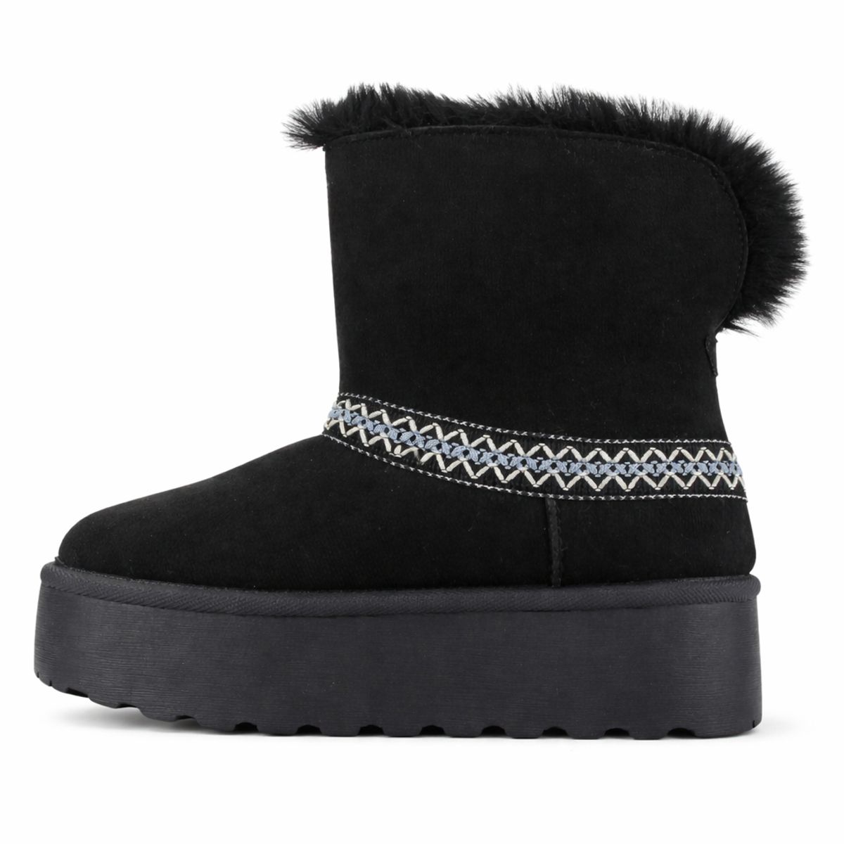 CHALADA - Botin Mujer Negro Casual Chalada Pinguih