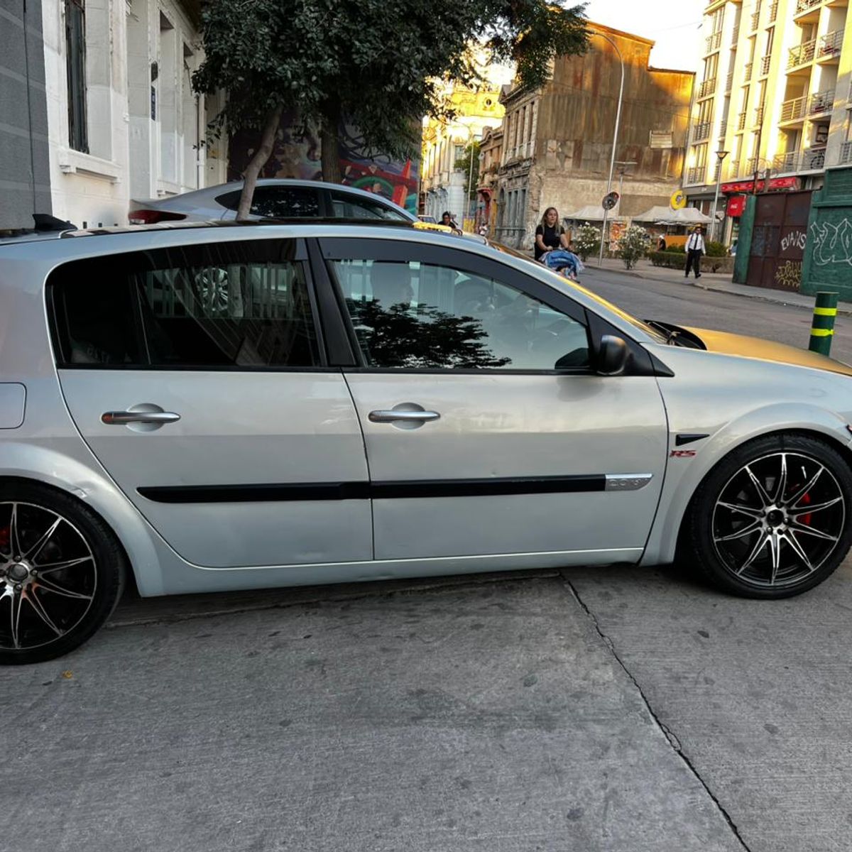 GENERICO - Bota Aguas de Acrílico 2mm plano Negro Brillante a Medida para Renault megane 2  de 2003 a 2009