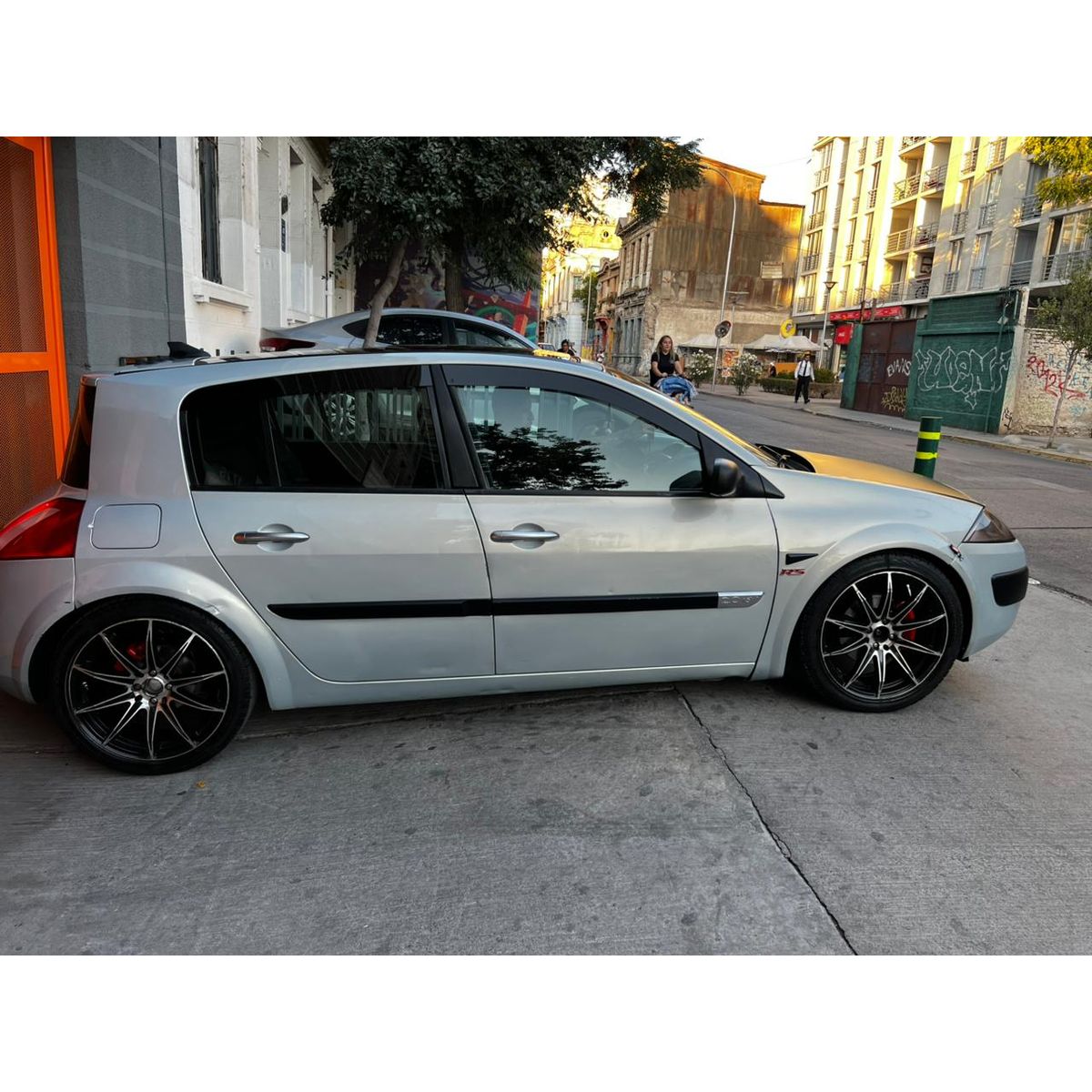 GENERICO - Bota Aguas de Acrílico 2mm plano Negro Brillante a Medida para Renault megane 2  de 2003 a 2009