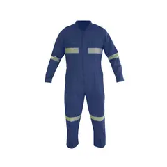 FG STEEL - OVEROL PILOTO CON REFLECTANTES AZUL