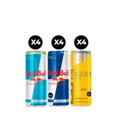 RED BULL - 12x Bebida Energética Variedades 250cc