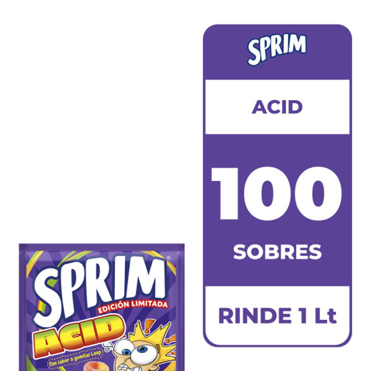 SPRIM - 100x Jugo En Polvo Sprim Acid 20gr