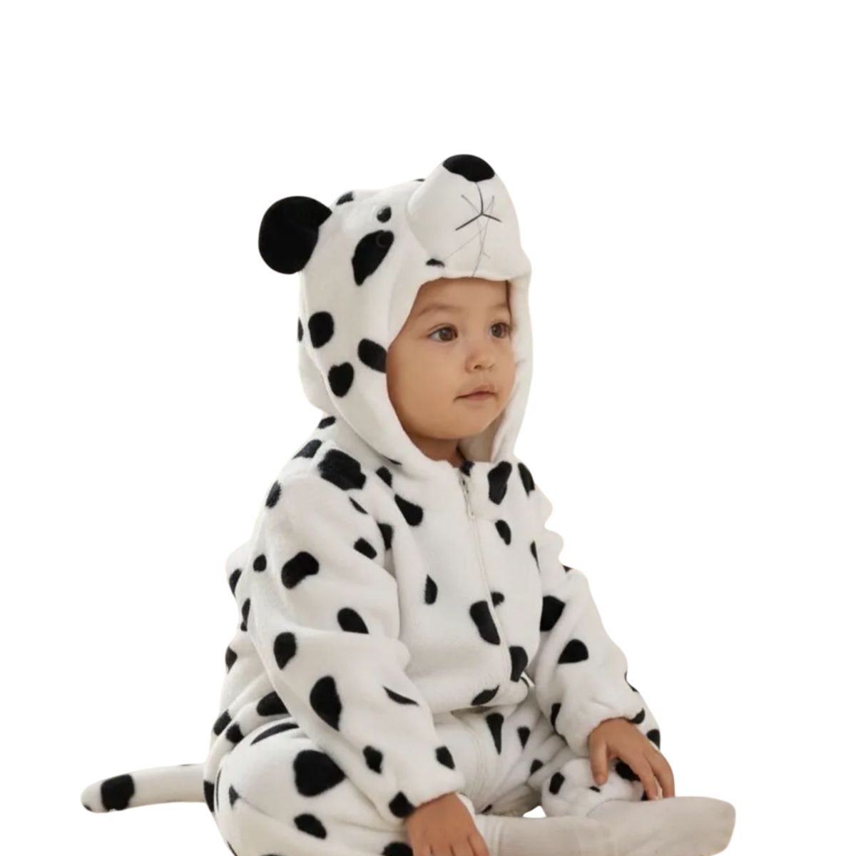 GENERICO - Pijama Y Disfraz Enterito Polar Bebés Animalitos tigre blanco