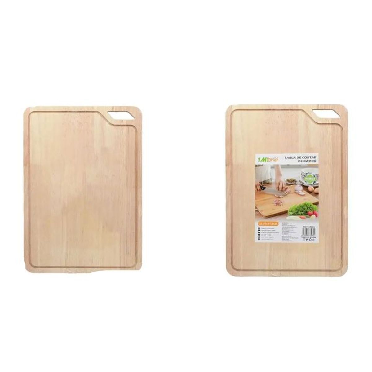GENERICO - Tabla De Cortar De Madera 23.5 x 34.5 cm