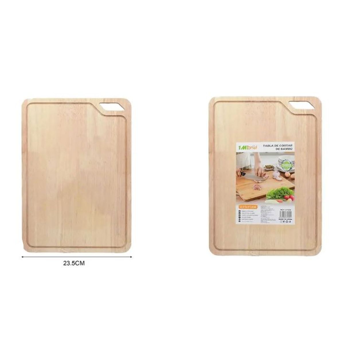 GENERICO - Tabla De Cortar De Madera 23.5 x 34.5 cm
