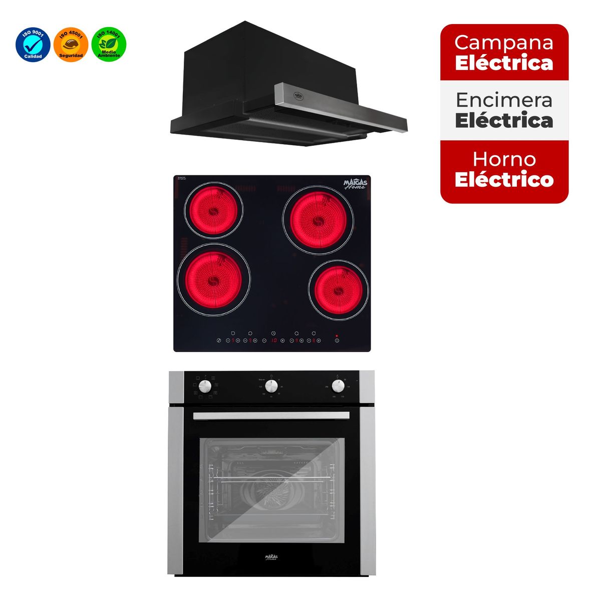 MAIGAS - KIT HORNO HE20M1 ENCIMERA CEV04 CAMPANA 60L07N