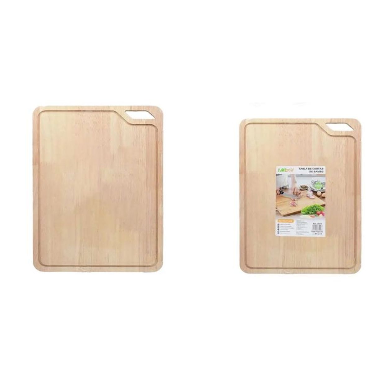 GENERICO - Tabla De Cortar De Madera 29.5 x 39.5 cm