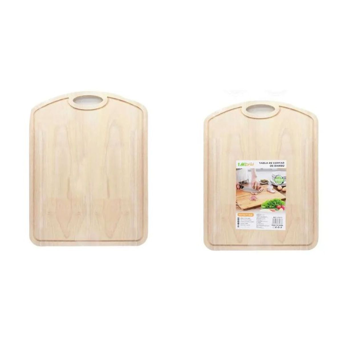 GENERICO - Tabla De Cortar De Madera de 29.5 x 39.5 cm