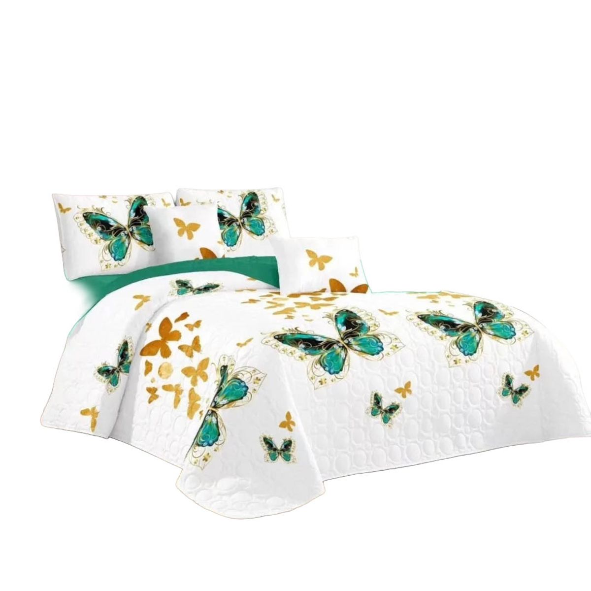 GENERICO - Cubrecama Quilt De Verano Tf Con Diseño 2 Plazas