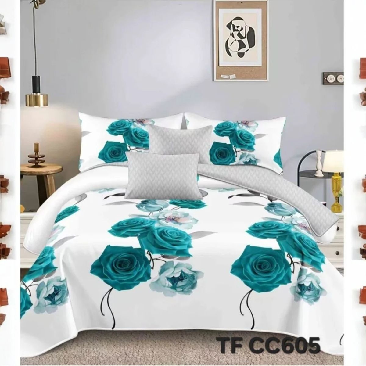 GENERICO - Cubrecama Quilt De Verano Tf Con Diseño 2 Plazas