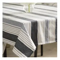 DORAL - Mantel Rectangular Alondra 150x210cm Grafito Beige