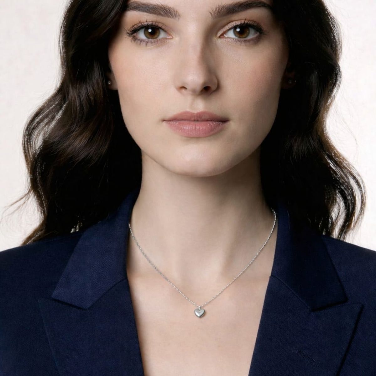 LUXURYJOYAS - Collar Corazón Baño Oro 18kt Clásico San Valentín LUXURYJOYASCL