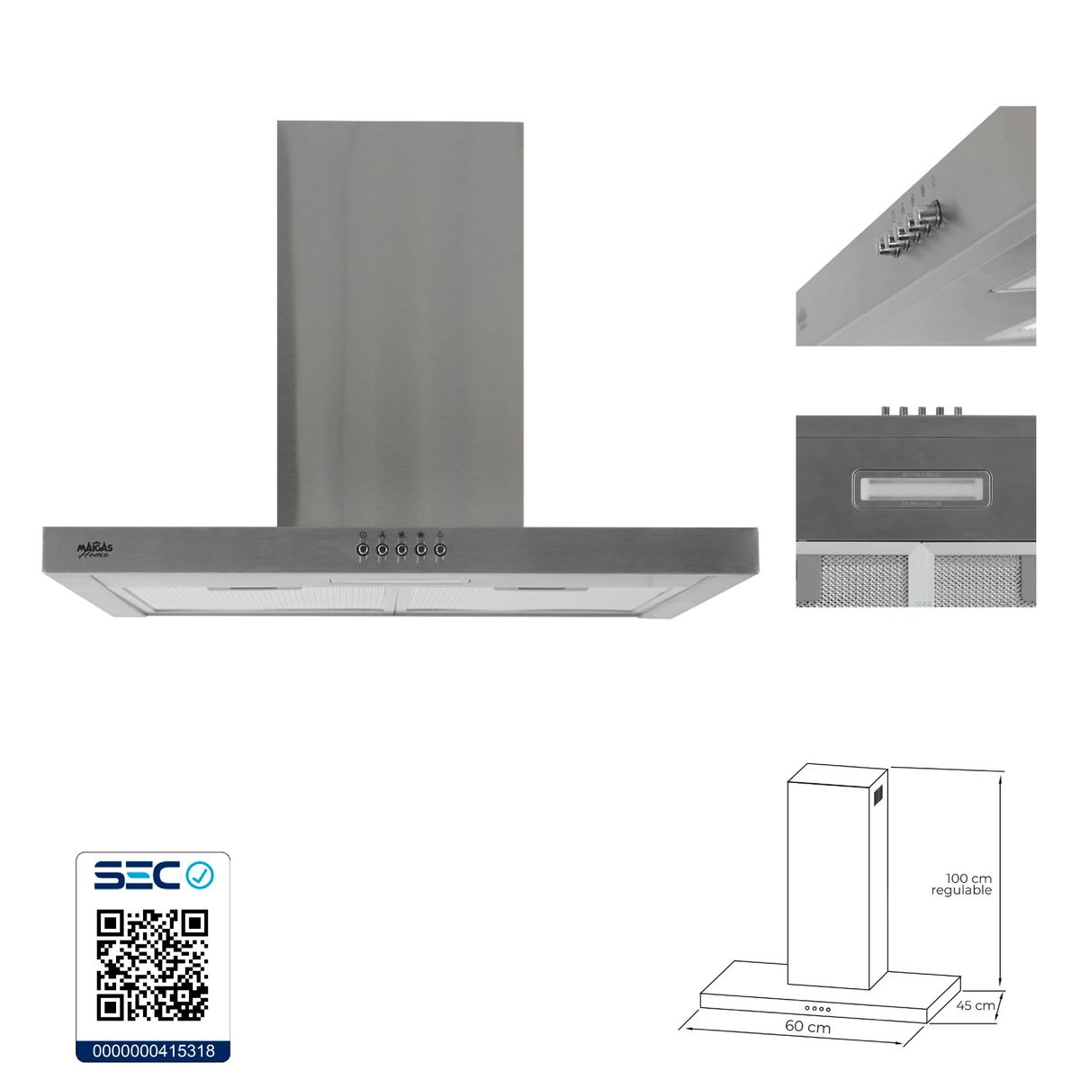 MAIGAS - KIT HORNO HE30D0  ENCIMERA HBS4508 CAMPANA 60M17