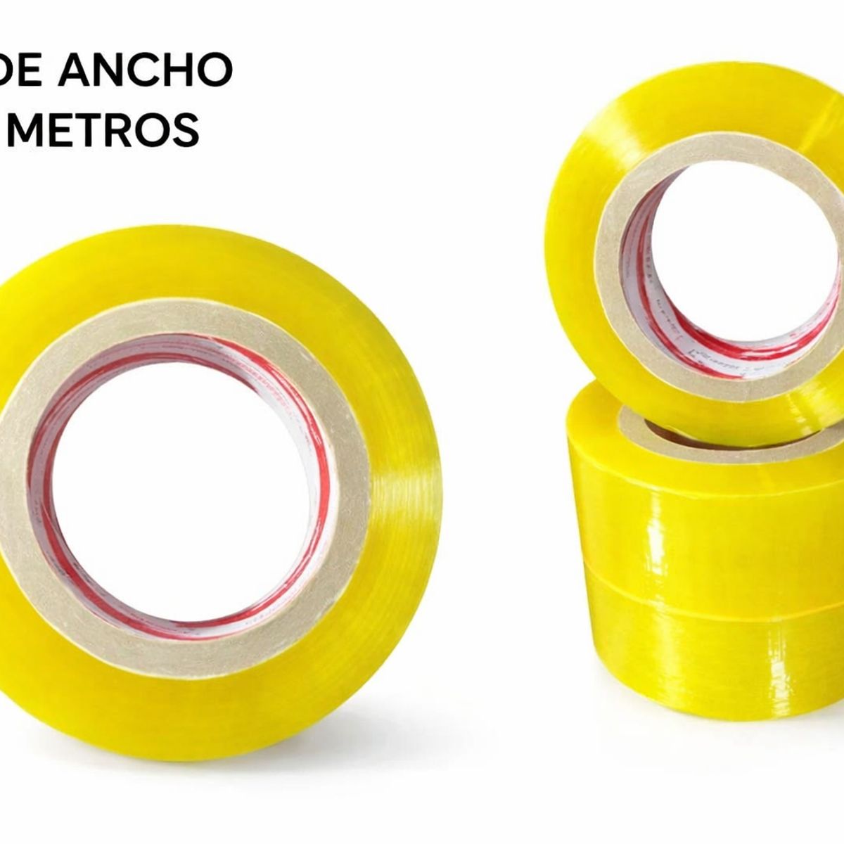 GENERICO - Cinta Embalaje 200 Metros X 4.8 Cm Transparente Ultra Resistente