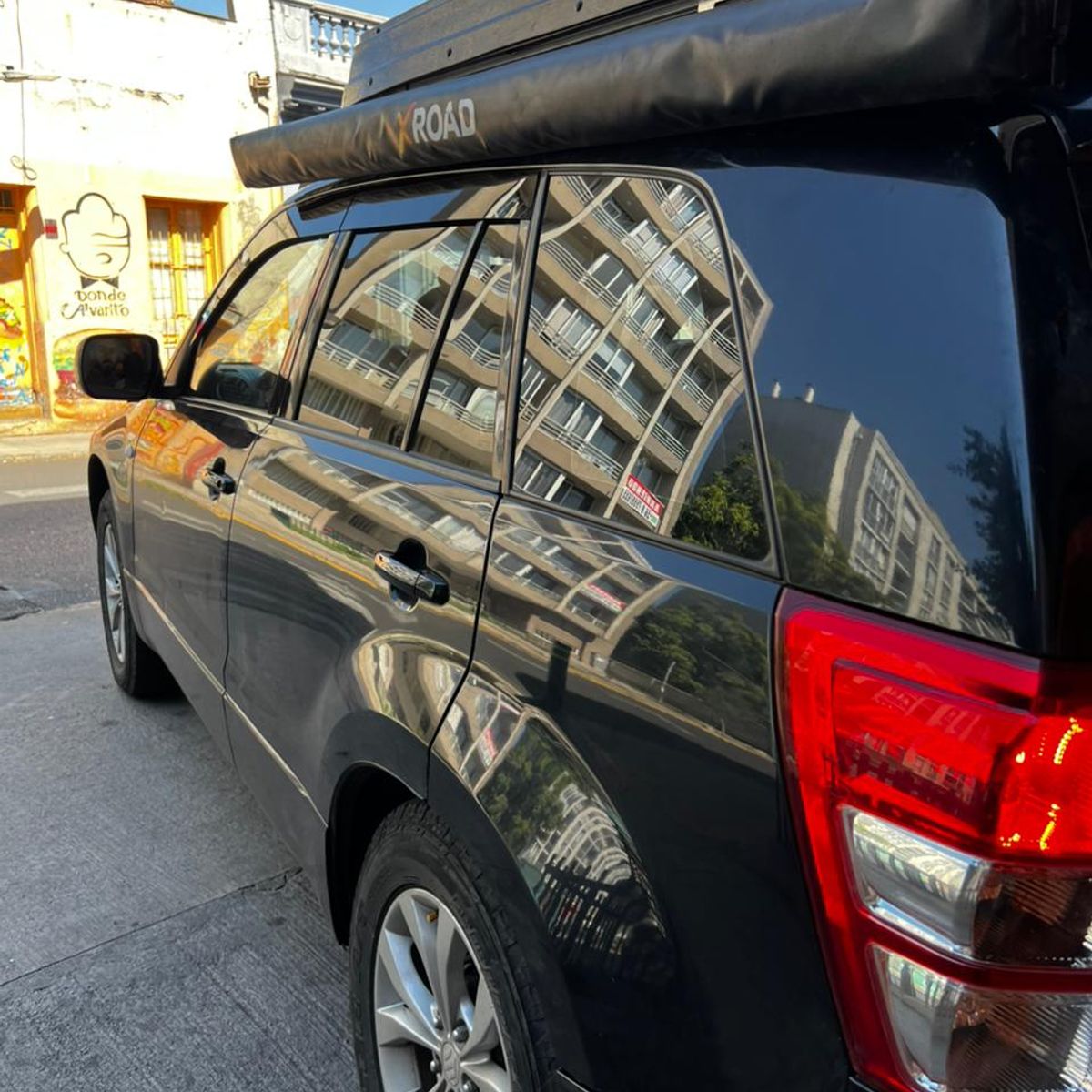 GENERICO - Bota Aguas de Acrílico 2mm plano Negro Brillante a Medida auto Suzuki grand nomade 2005 a 2019