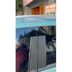 GENERICO - Bota Aguas de Acrílico 2mm plano Negro Brillante a Medida auto Chervrolet Spark GT 2010 a 2016