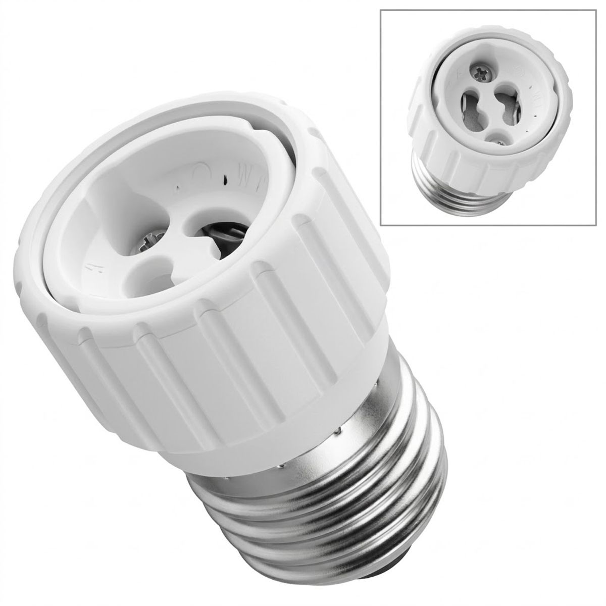 GENERICO - Adaptador Convierte Soquete Gu10 A E27