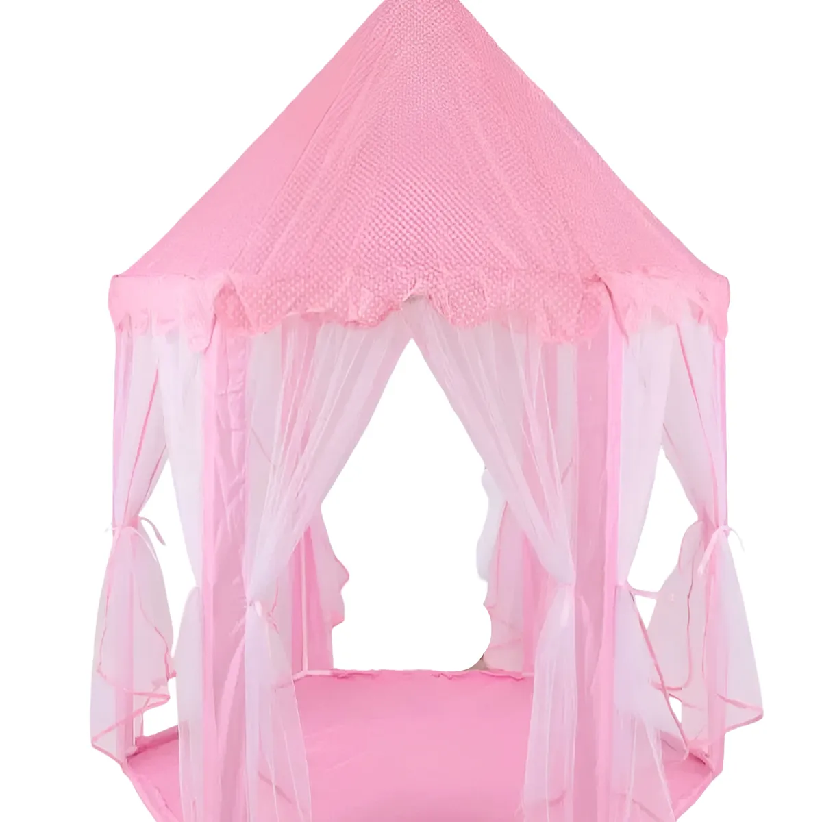 GENERICO - CARPA DE NIÑA CON FORMA DE CASTILLO ROSADA